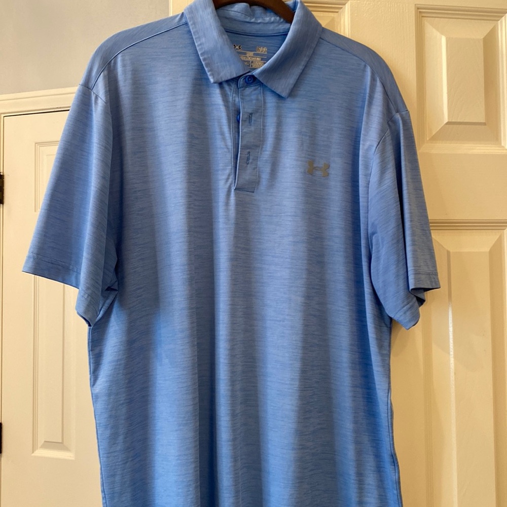 Under Armour Large Polo Blue